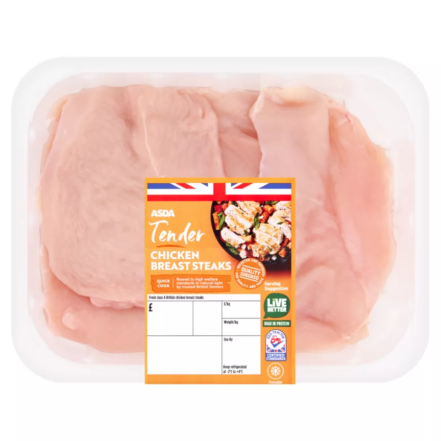 ASDA Tender Chicken Breast Steaks 0.500 kg
