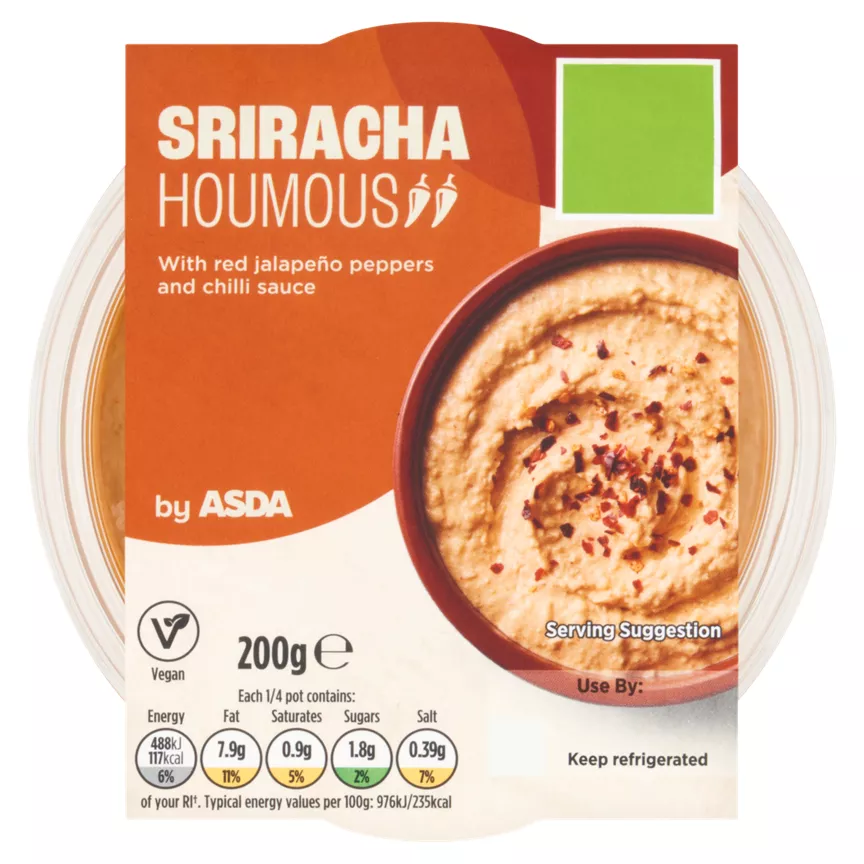 ASDA Sriracha Houmous 200g