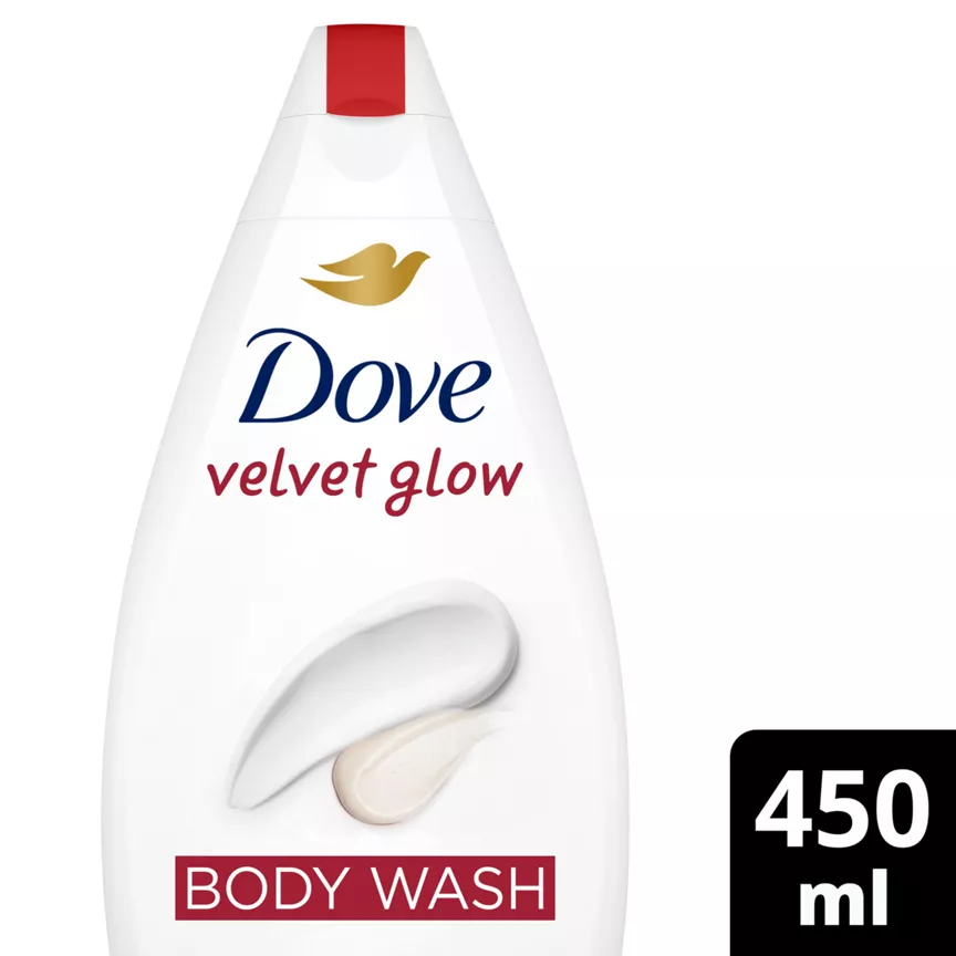 Dove Body Wash Velvet Glow 450 ml - Image 1