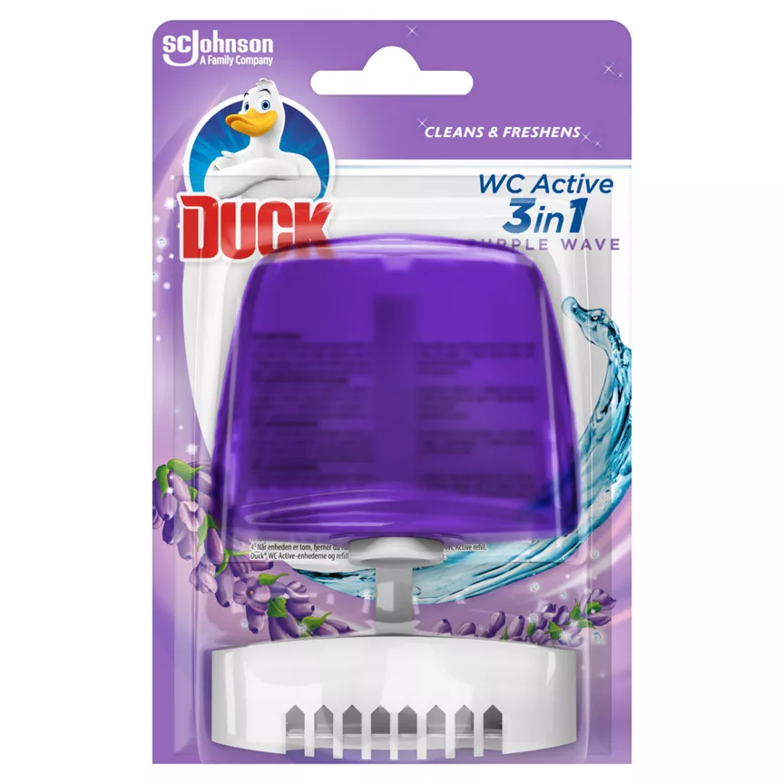 Duck Active Toilet Liquid Rim Block Purple Wave 55ml