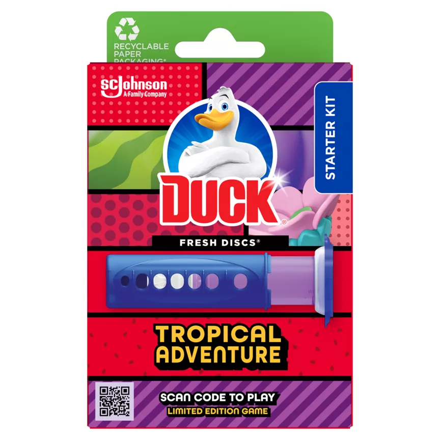 Duck Toilet Fresh Disc Refills Tropical Adventure 36ml