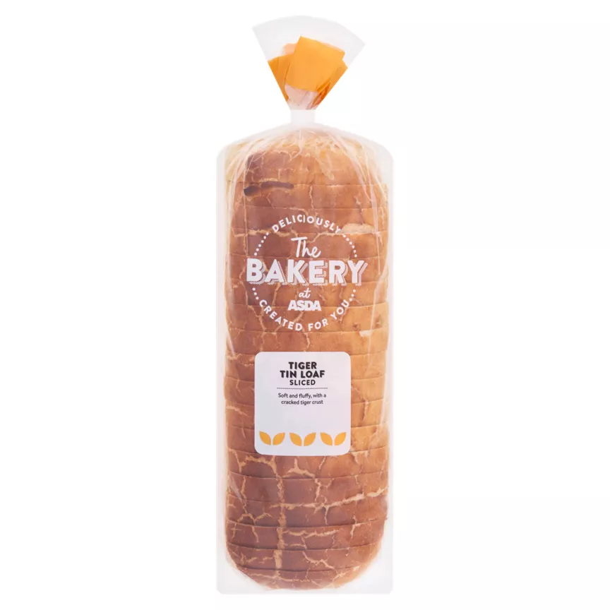 The BAKERY at ASDA Sliced Tiger Tin Loaf 800g