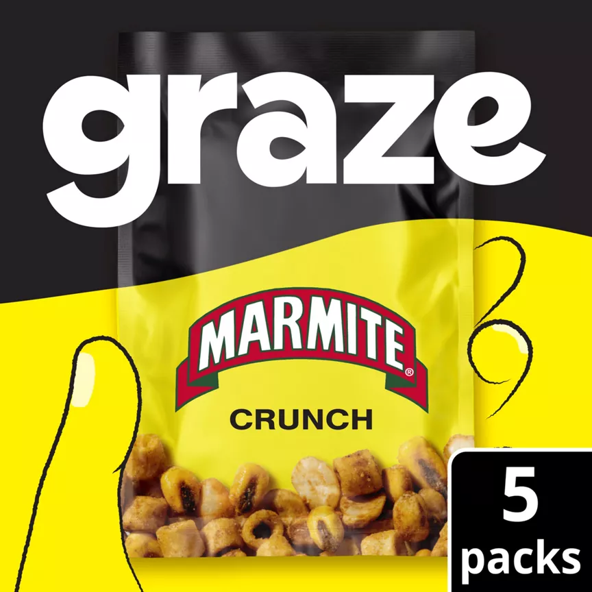 Graze Marmite Crunch 5 x 22.5g
