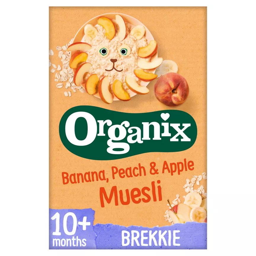 Organix Banana, Peach & Apple Muesli 200g