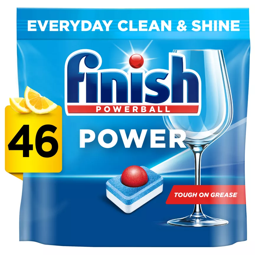 Finish Power All in One Dishwasher Tablets Lemon - 46 Tabs