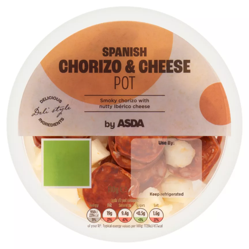 ASDA Spanish Chorizo & Cheese Pot 110g