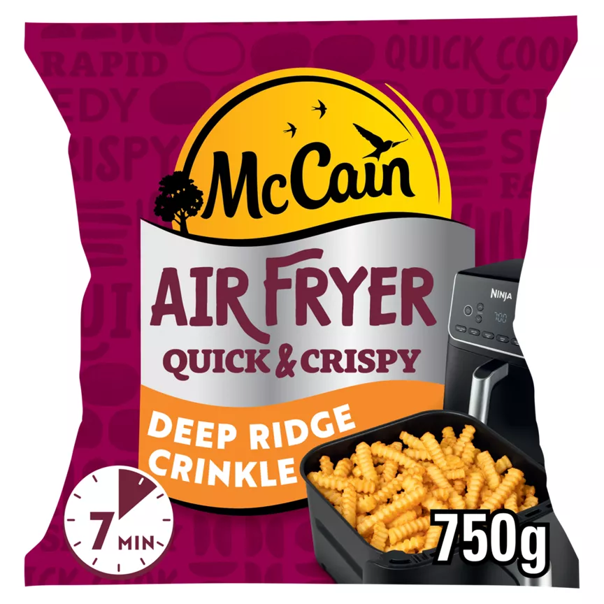 McCain Air Fryer Deep Ridge Crinkle 750g