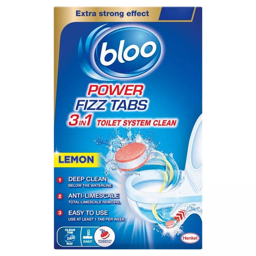 Bloo Power Lemon Fizz Tabs 8 x 22.5g (180g)