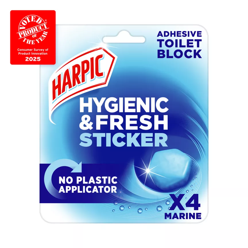 Harpic Hygienic & Fresh Sticker Marine