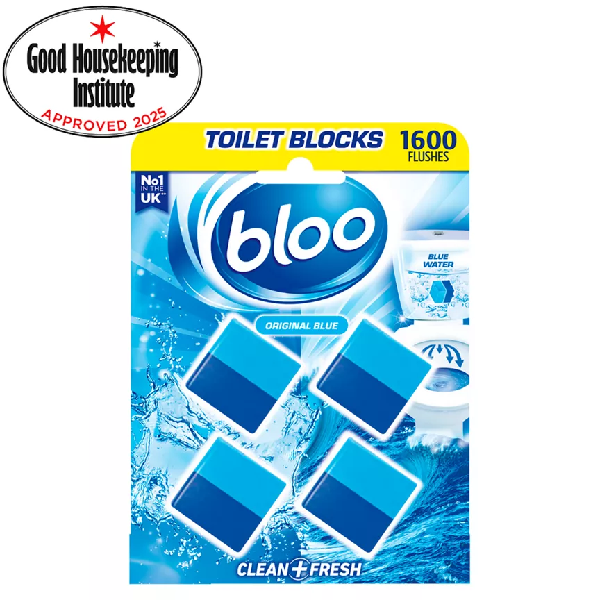 Bloo Toilet Blocks Original Blue 4 x 50g (200g)