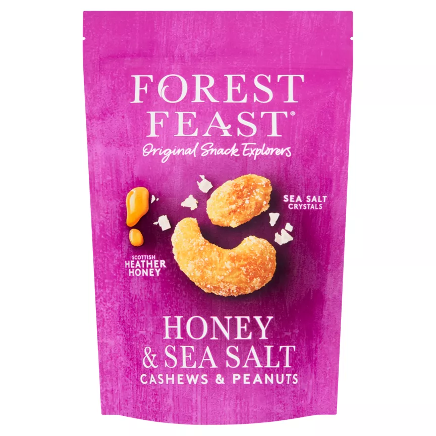 Forest Feast Slow Roasted Peanuts & Cashews 120g