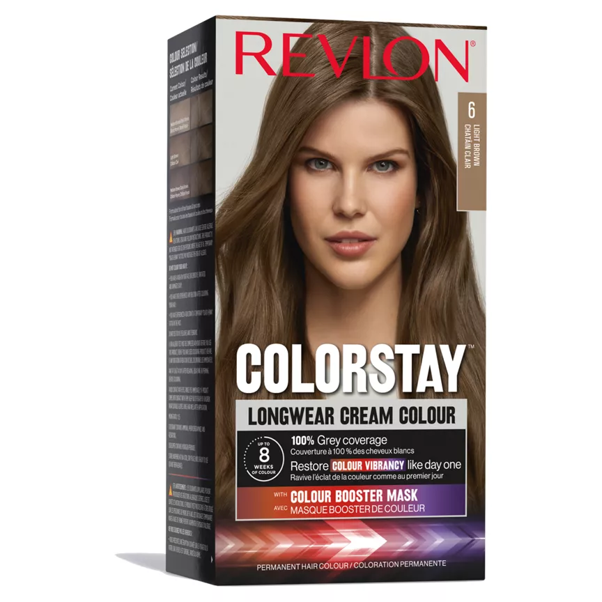 Revlon ColorStay 6 Light Brown Permanent Hair Colour