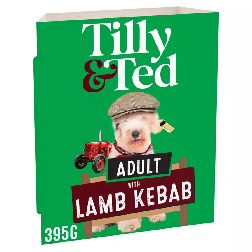 Tilly & Ted Adult with Lamb Kebab 395g