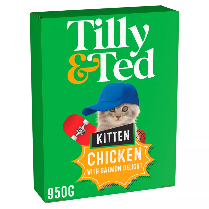 Tilly & Ted Kitten Chicken with Salmon Delight 950g