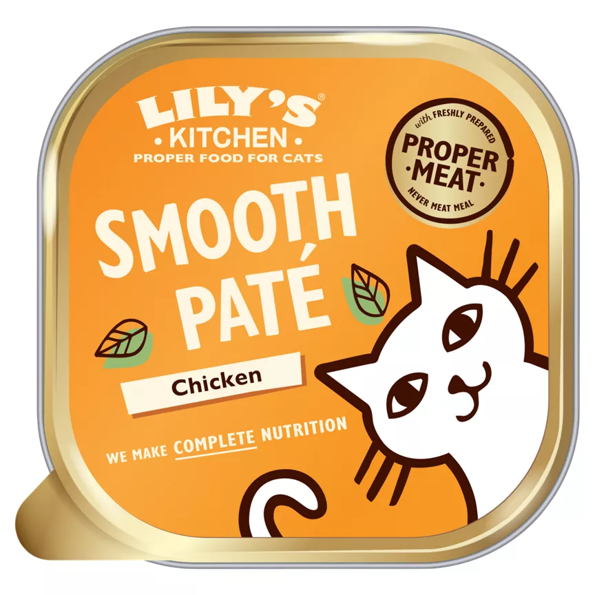 Lily's Kitchen Smooth Chicken Paté Complete Adult Cat Food 85g