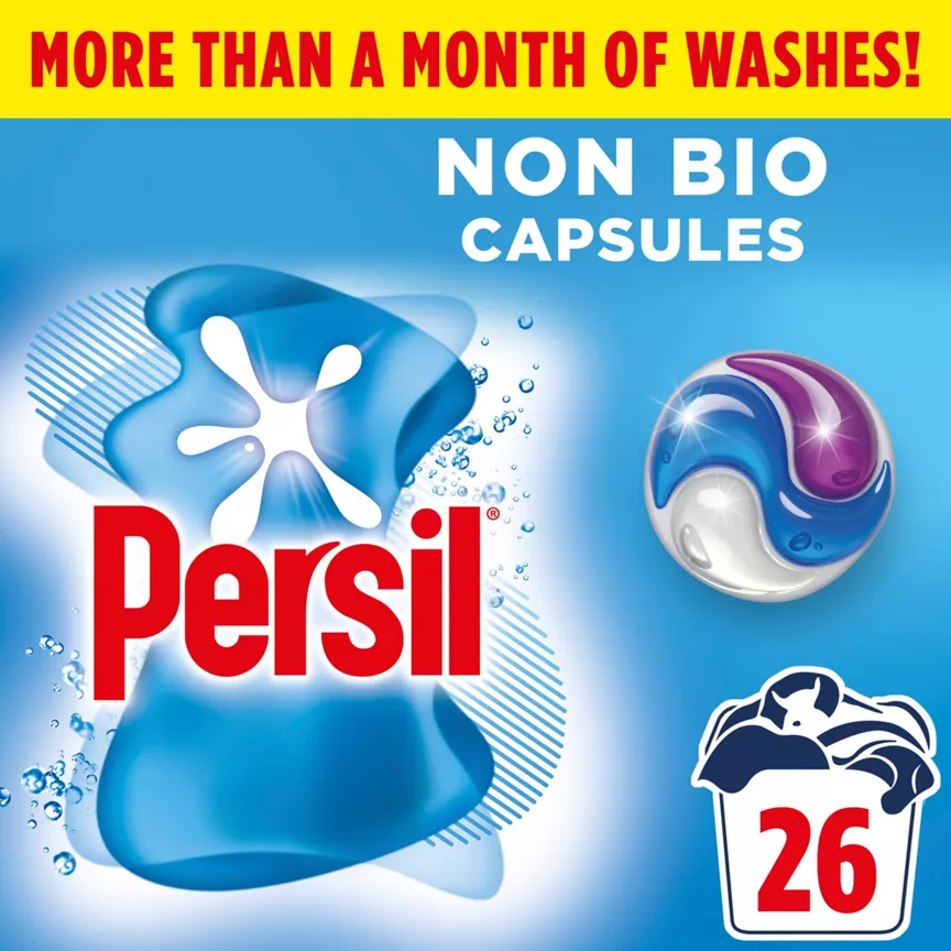 Persil 3 in 1 Washing Capsules Non Bio 26 washes