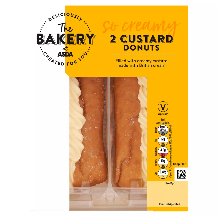 The BAKERY at ASDA 2 Custard Donuts
