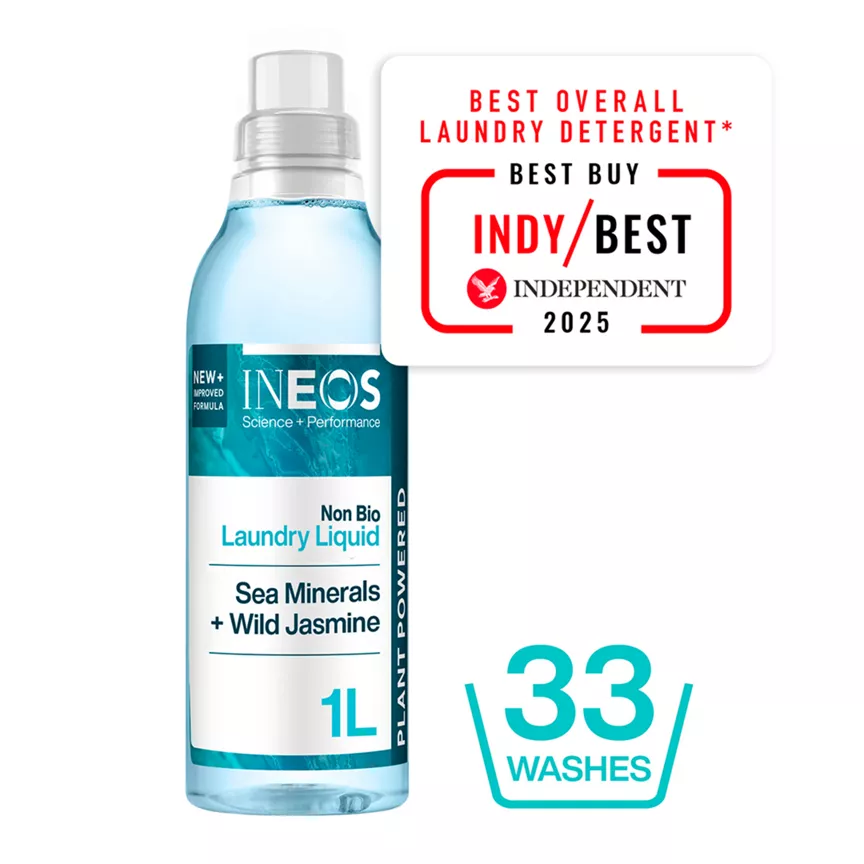 INEOS Next Gen Non Bio No. 02 Sea Minerals + Wild Jasmine Laundry Liquid 1000ml