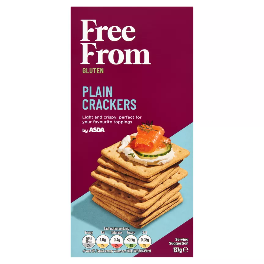 Free From by Asda Plain Crackers 137g