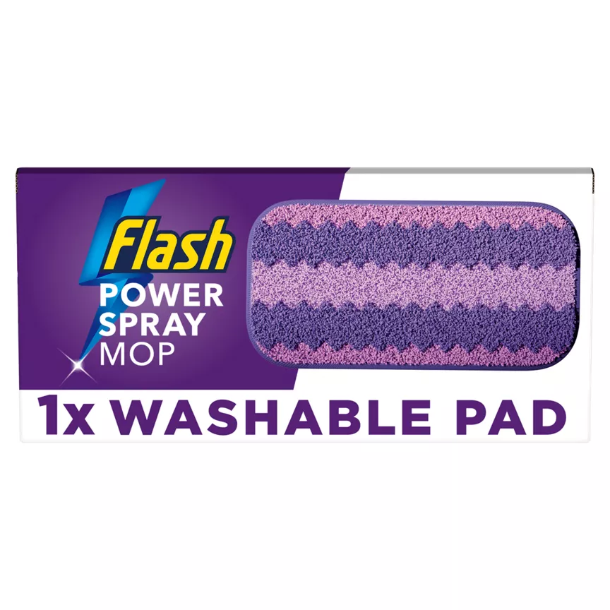 Flash Power Spray Mop Floor Cleaner Washable Microfibre Pad