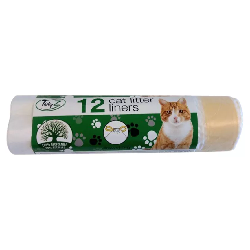 TidyZ 12 Drawstring Cat Litter Liners
