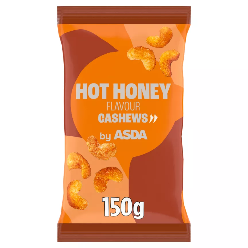 ASDA Hot Honey Flavour Cashews 150g