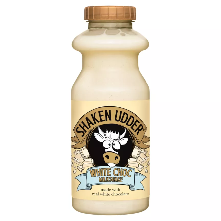 Shaken Udder White Choc Milkshake 330ml