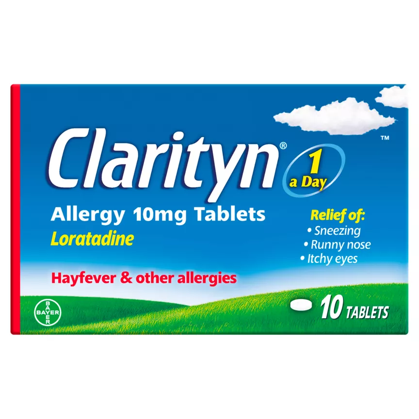 Clarityn Allergy 10mg Tablets 10 Tablets