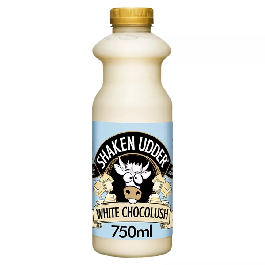 Shaken Udder White Choc Milkshake 750ml