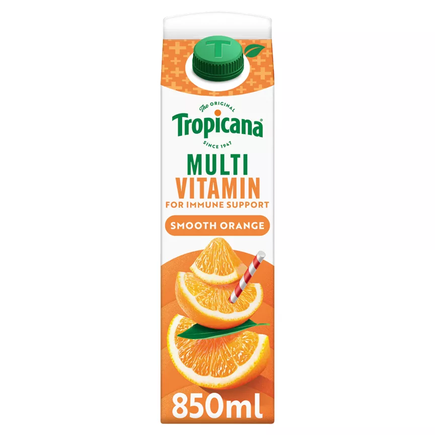 Tropicana Multivit Boost Smooth Orange 850ml