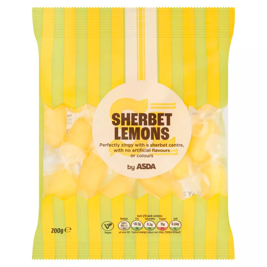 ASDA Sherbet Lemons 200g
