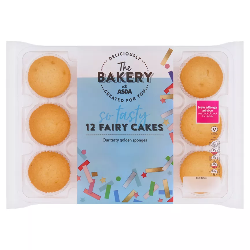 The BAKERY at ASDA 12 Fairy Cakes