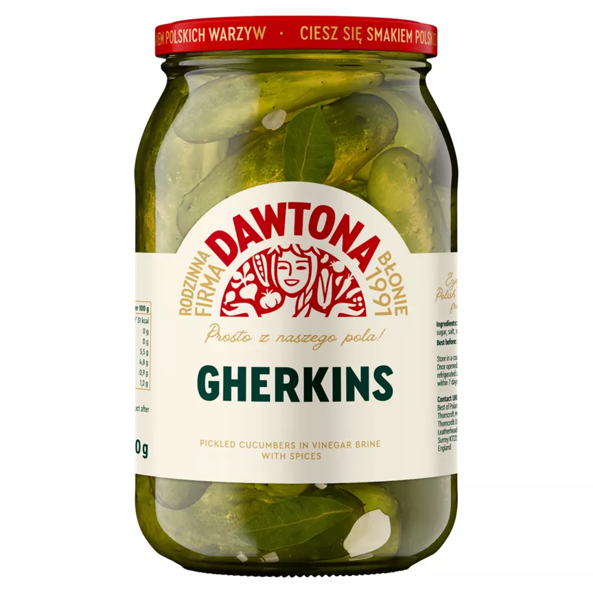 Dawtona Pickled Gherkins 900g