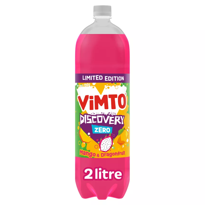 Vimto Discovery Zero Mango & Dragonfruit 2 litre