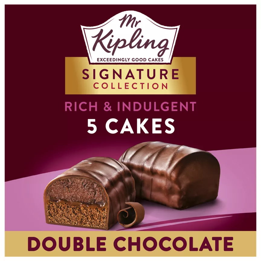 Mr Kipling 5 Double Chocolate Cakes