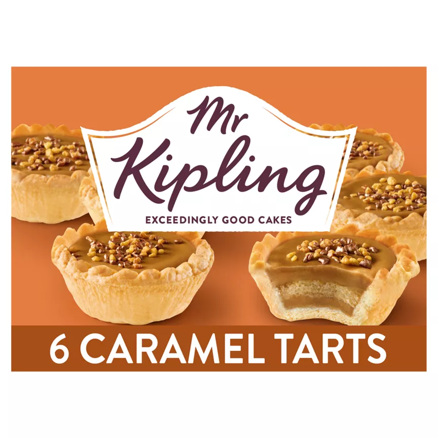 Mr Kipling 6 Caramel Tarts - Image 1