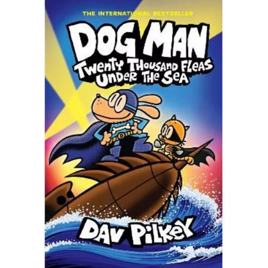 Kids Dog Man 11: Twenty Thousand Fleas Under the Sea (PB) by Dav Pilkey