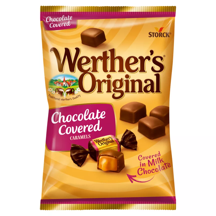 Werthers Original Chocolate Covered Caramels 100g