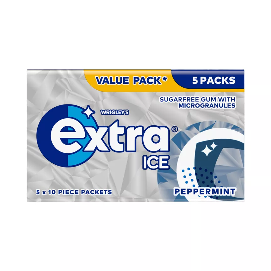 Wrigley's Extra Ice Peppermint 5 x 14g (70g)