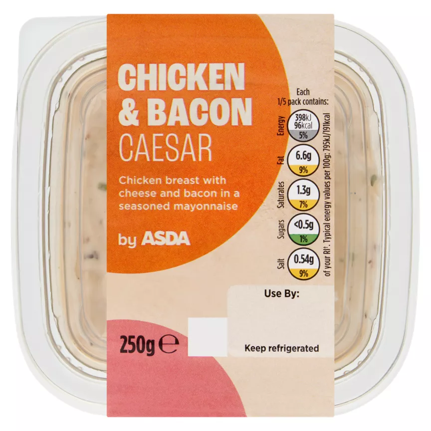 ASDA Chicken & Bacon Caesar 250g