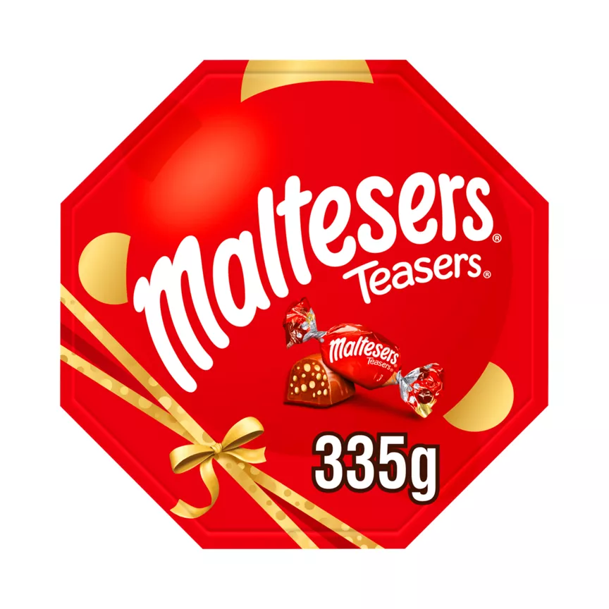 Maltesers Teasers Milk Chocolate & Honeycomb Centerpiece Gift Box 335g
