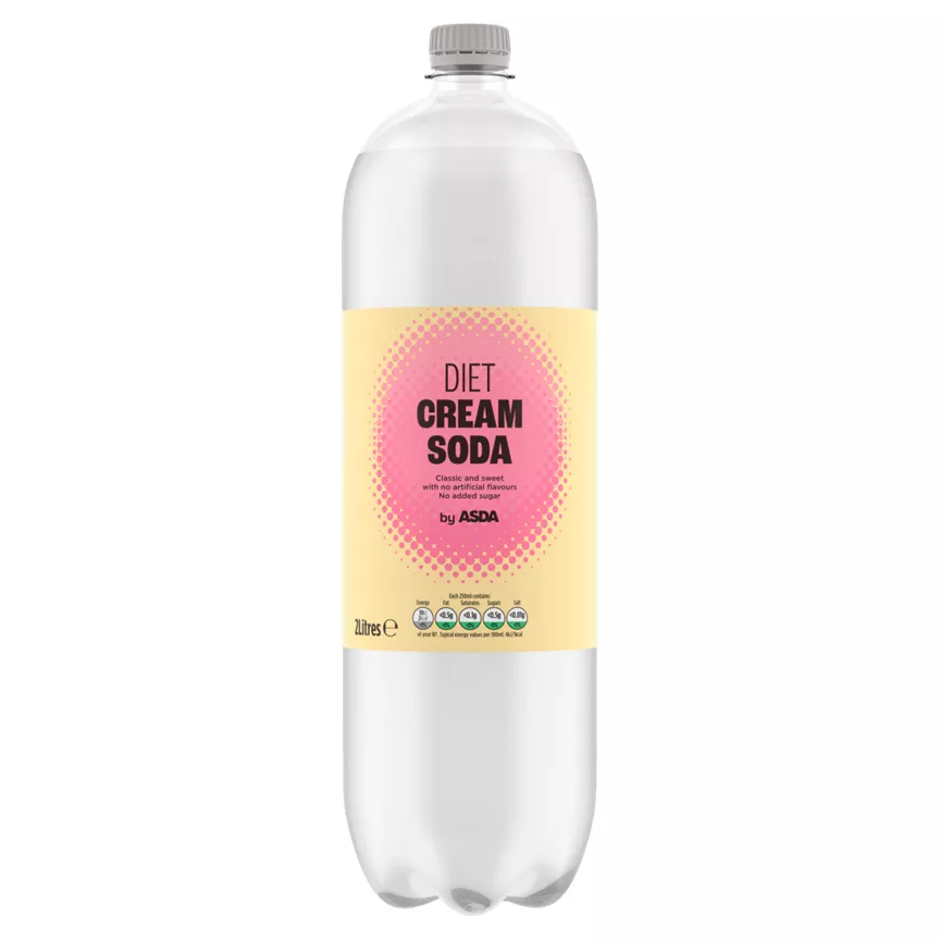 ASDA Diet Cream Soda 2 Litres