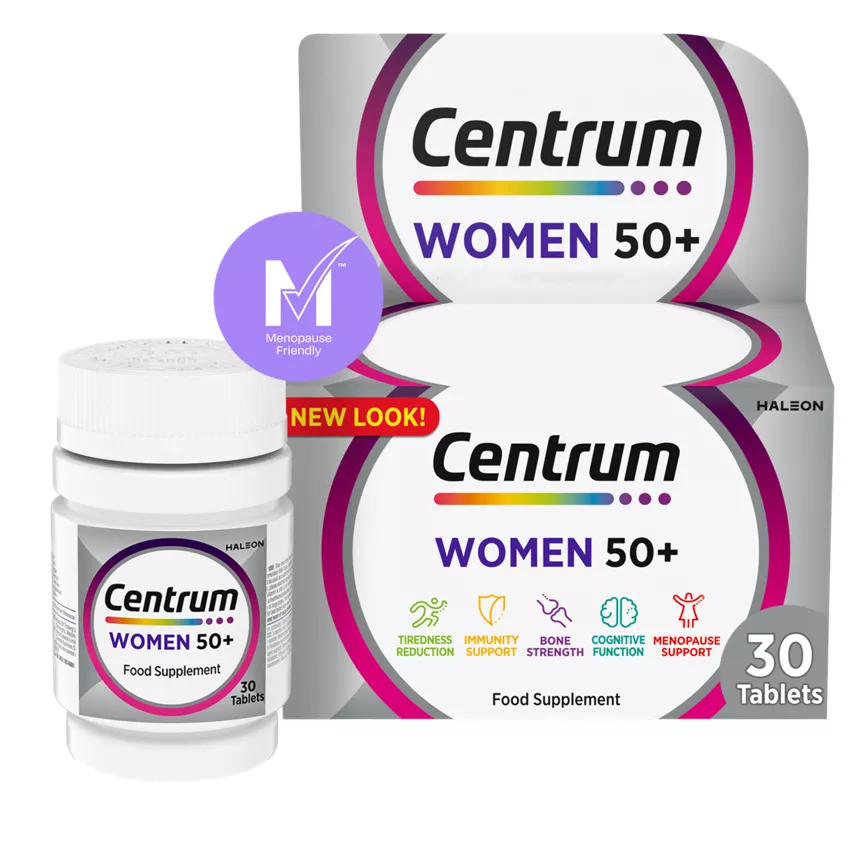 Centrum Women 50+ Multivitamin & Vitamin Tablets, 30
