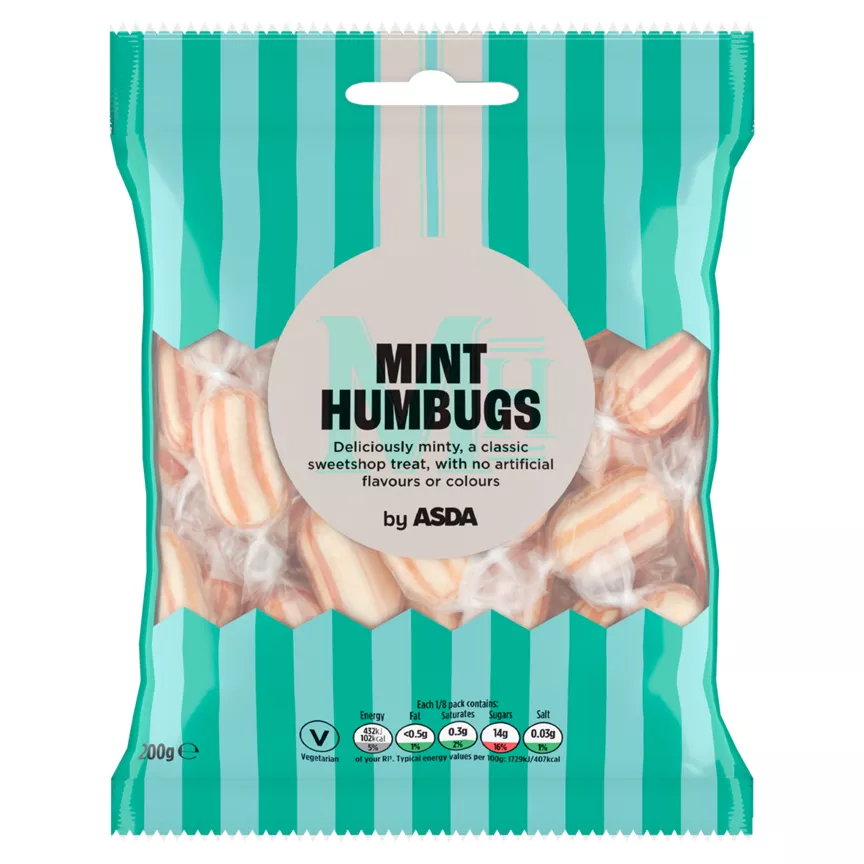 ASDA Mint Humbugs 200g