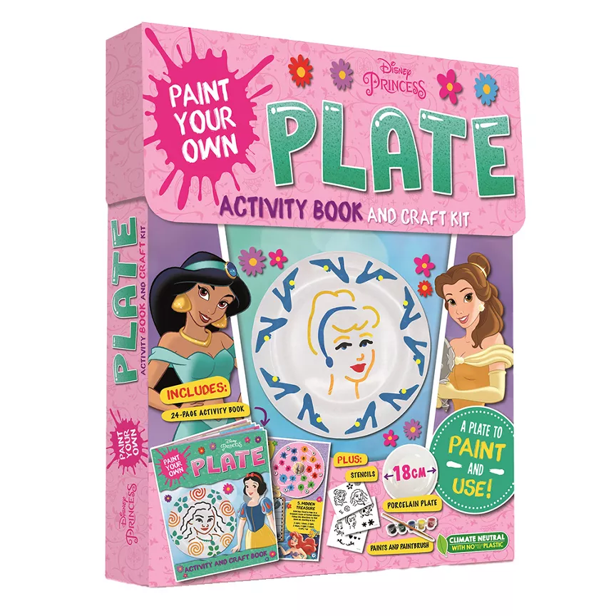 Disney Princess Paint Your Own Plate