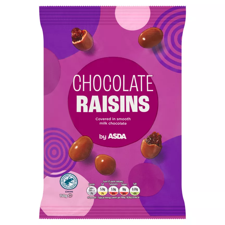 ASDA Chocolate Raisins 150g