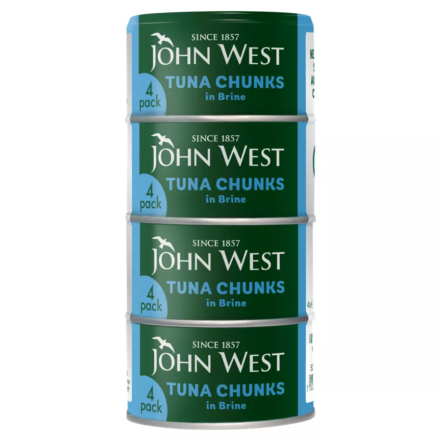 John West Tuna Chunks in Brine 125g - Image 1