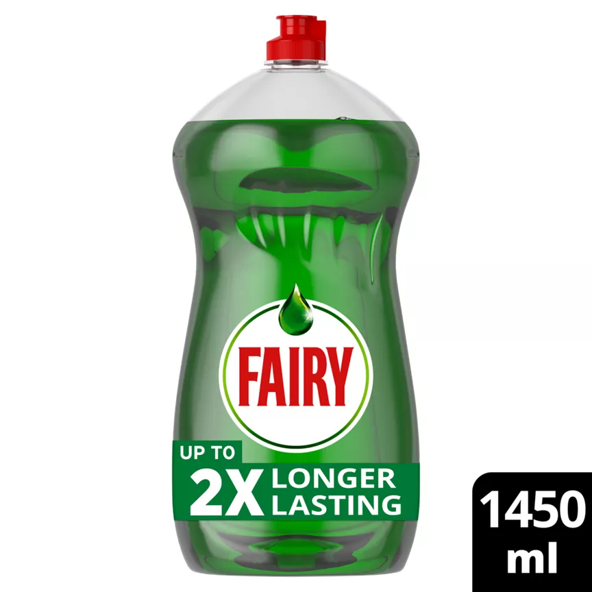 Fairy Original Washing Up Liquid Green with LiftAction 1450ml