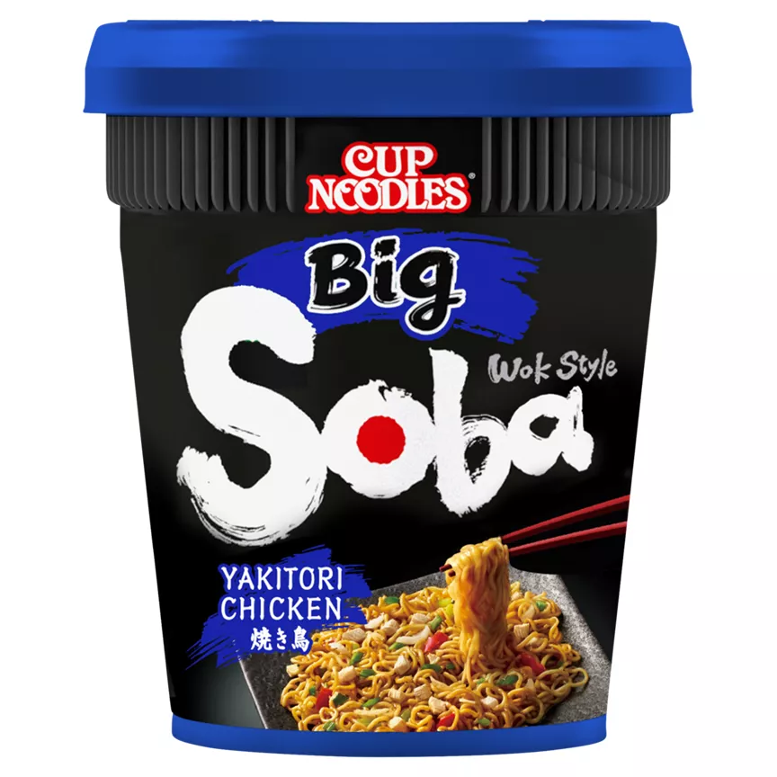 Nissin Yakitori Chicken Big Wok Style Soba Cup Noodles 113g