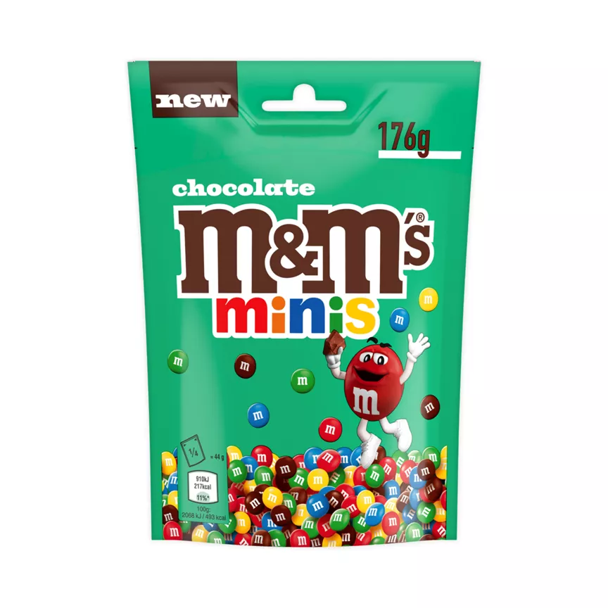 M&M's Minis Milk Chocolate More to Share Pouch Bag 176g